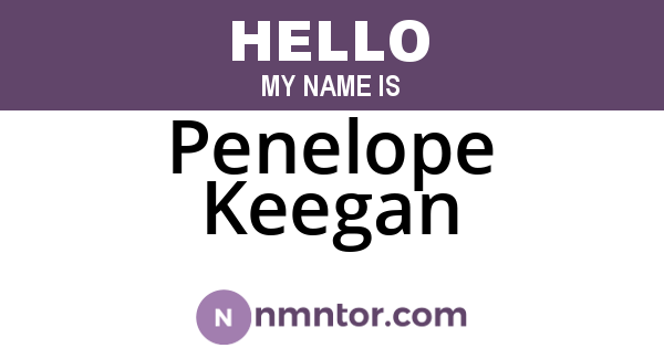 Penelope Keegan