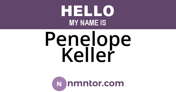 Penelope Keller