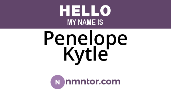 Penelope Kytle