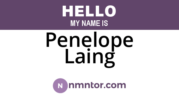 Penelope Laing
