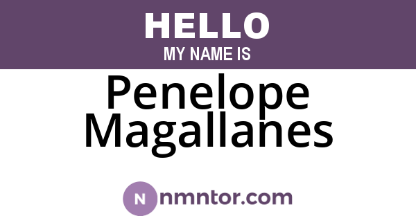 Penelope Magallanes