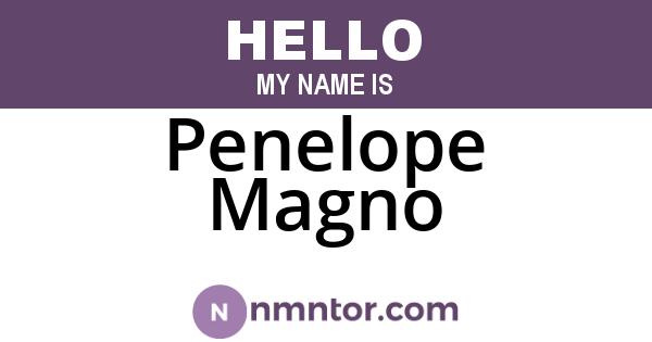Penelope Magno