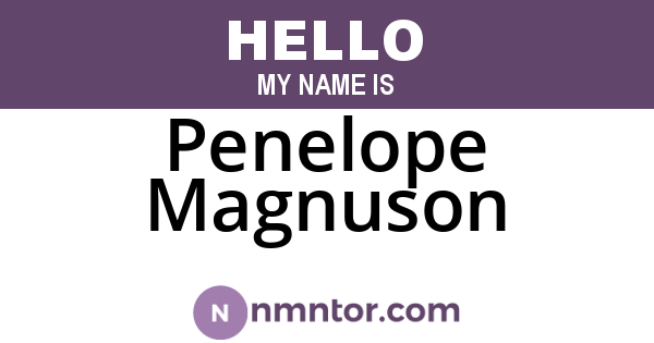 Penelope Magnuson