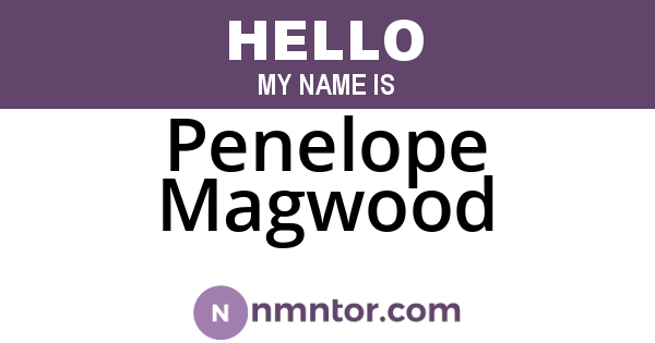 Penelope Magwood