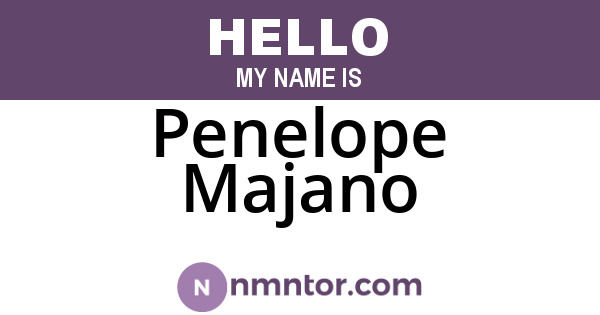 Penelope Majano