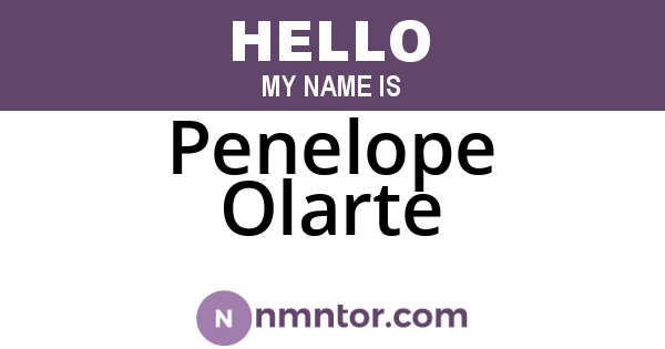 Penelope Olarte