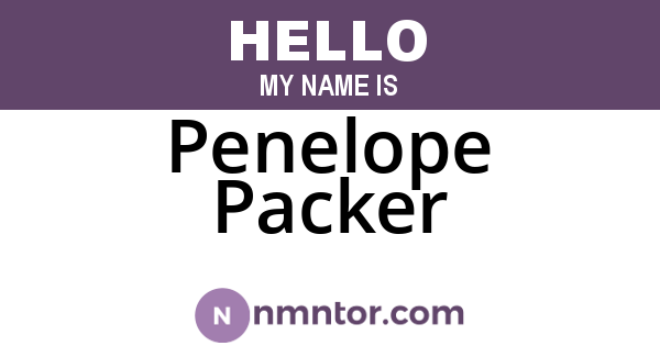 Penelope Packer