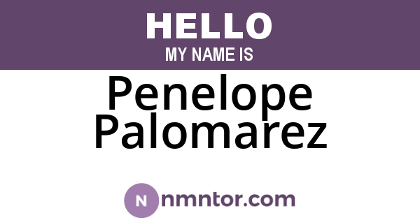 Penelope Palomarez