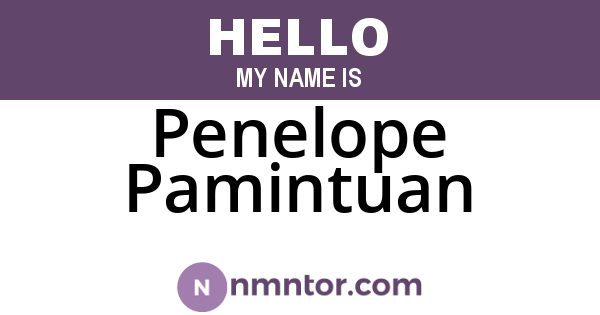 Penelope Pamintuan