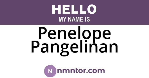 Penelope Pangelinan