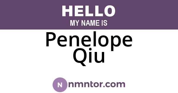 Penelope Qiu