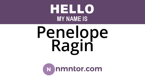 Penelope Ragin