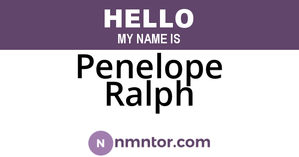 Penelope Ralph