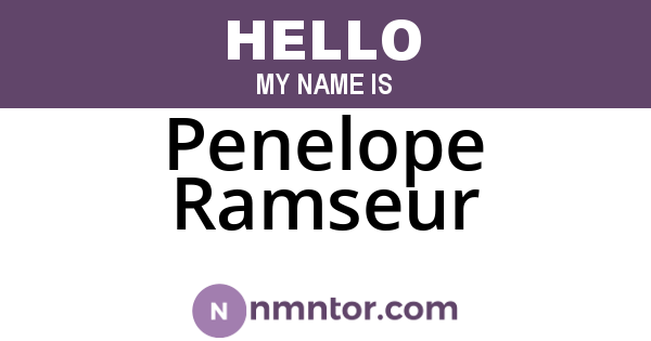 Penelope Ramseur