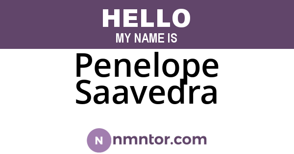 Penelope Saavedra