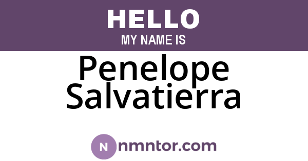 Penelope Salvatierra