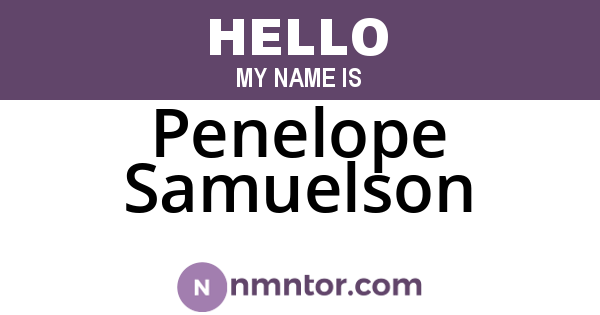 Penelope Samuelson