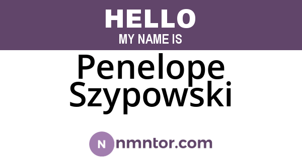 Penelope Szypowski