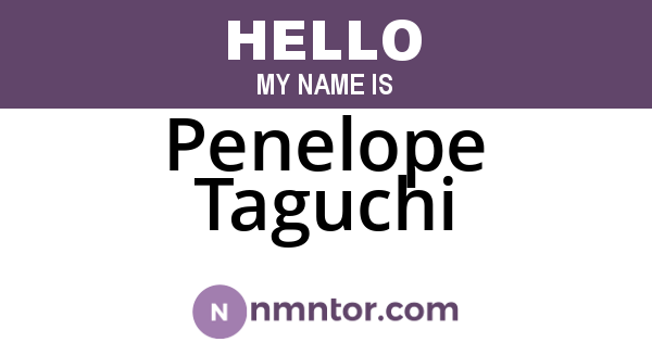 Penelope Taguchi