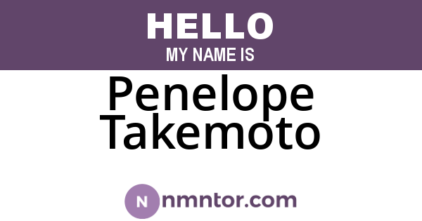 Penelope Takemoto