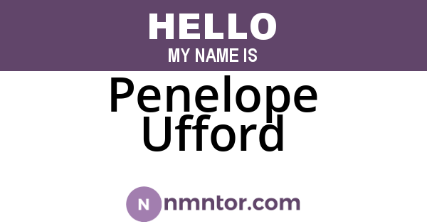 Penelope Ufford