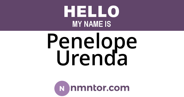 Penelope Urenda