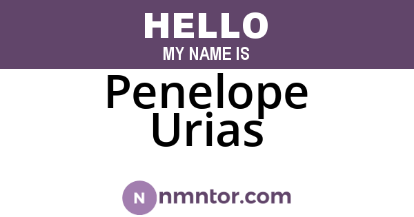 Penelope Urias
