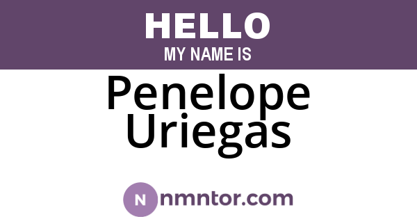 Penelope Uriegas