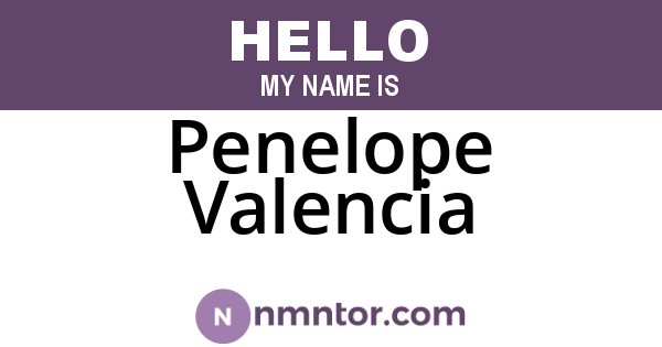 Penelope Valencia