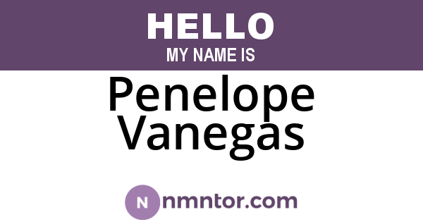 Penelope Vanegas