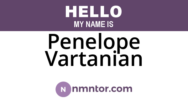 Penelope Vartanian