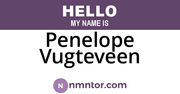 Penelope Vugteveen