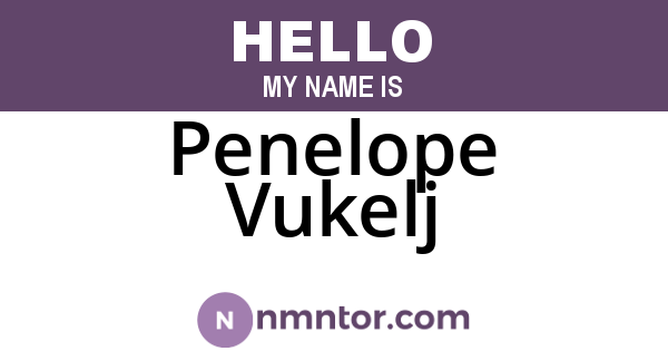 Penelope Vukelj