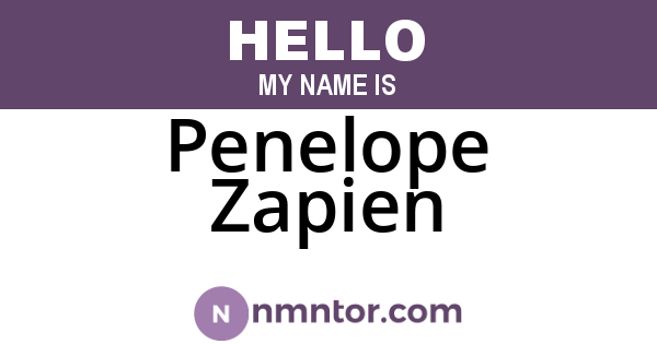 Penelope Zapien