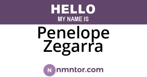 Penelope Zegarra