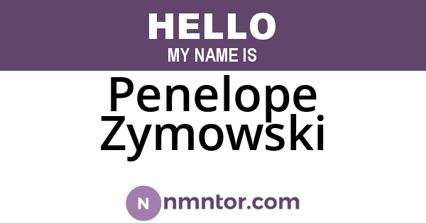 Penelope Zymowski