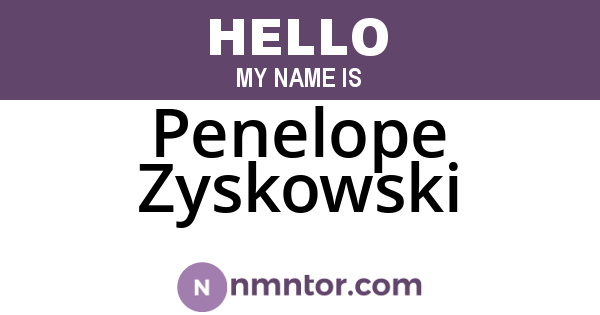 Penelope Zyskowski