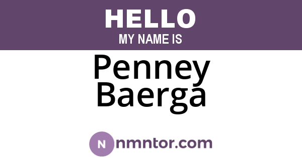 Penney Baerga