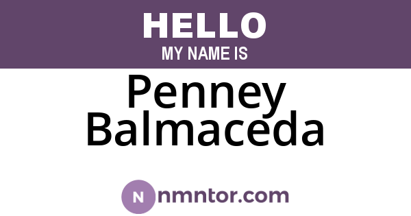 Penney Balmaceda