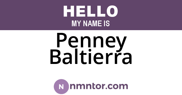 Penney Baltierra