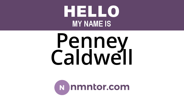 Penney Caldwell