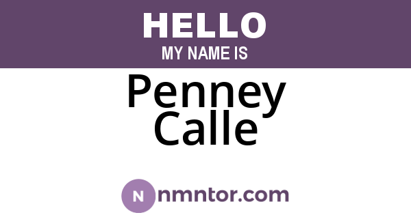 Penney Calle