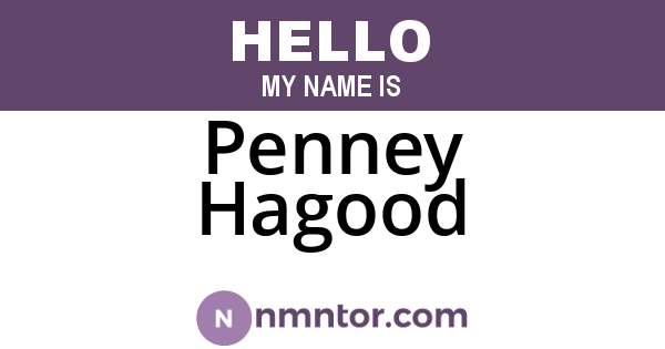 Penney Hagood