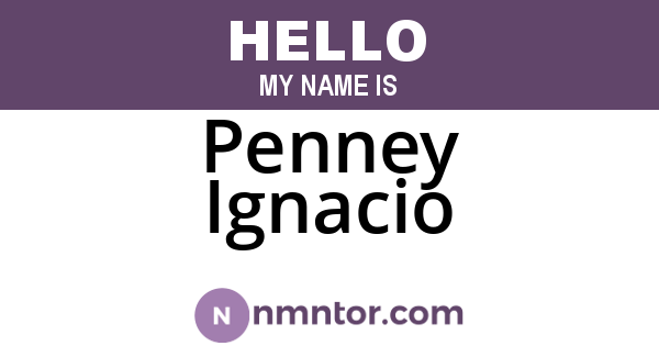 Penney Ignacio
