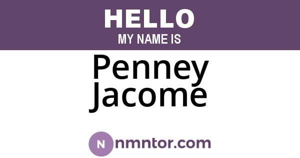 Penney Jacome
