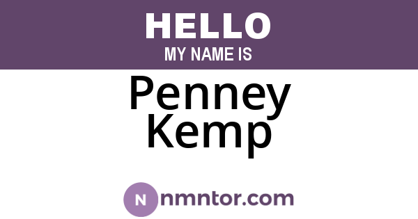 Penney Kemp