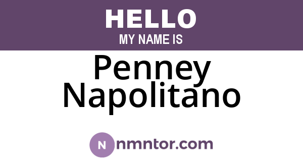 Penney Napolitano