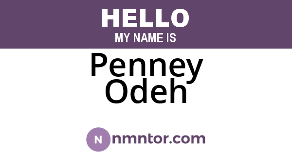 Penney Odeh