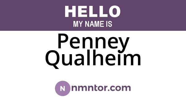 Penney Qualheim