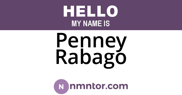 Penney Rabago
